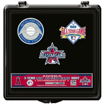 Angels 3-Time MLB All-Star Game Host Pin Set - Limited 5,000