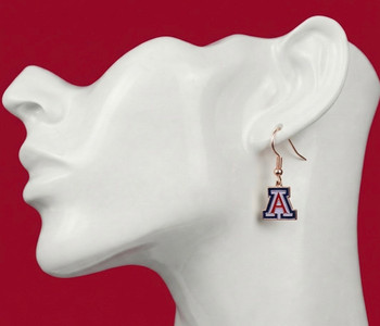 Arizona College Logo Earrings