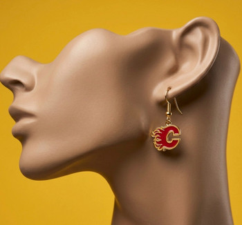 Calgary Flames Earrings