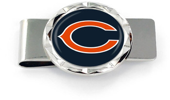 Chicago Bears Money Clip - Silver