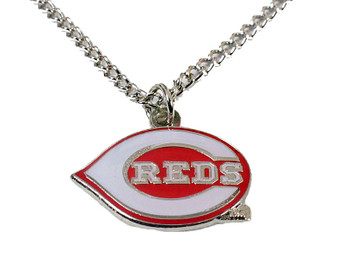 Cincinnati Reds Logo Necklace -24" Chain