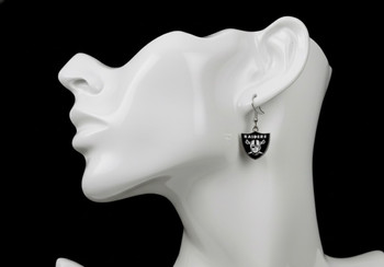 Las Vegas Raiders Logo Earrings Las Vegas Raiders Logo Earrings