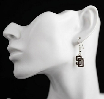 San Diego Padres Cut Out Dangle Earrings