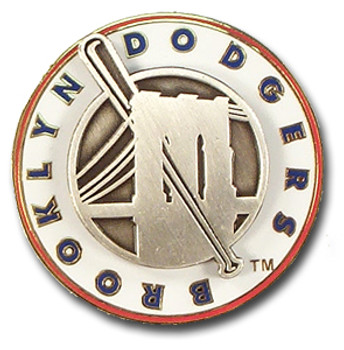 Brooklyn Dodgers Press Style Double Pin