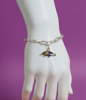 Baltimore Ravens Logo Bracelet