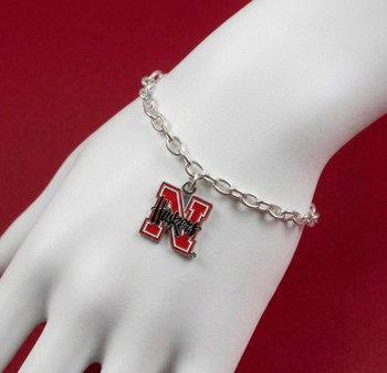 Nebraska Logo Bracelet