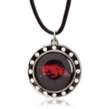 Arkansas Crystal Circle Necklace