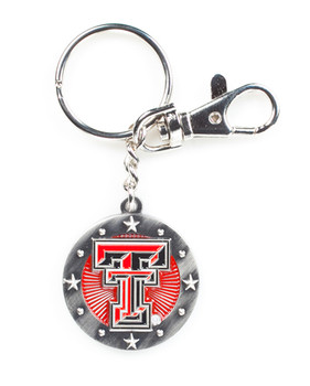 GRAPHICS & MORE Louisiana Tech University Bulldogs Logo Wood Wooden  Rectangle Keychain Key Ring