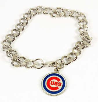 Chicago Cubs Logo Bracelet - 7.25" Chain