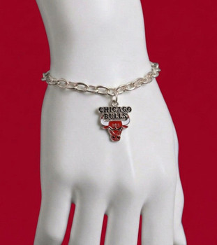 Chicago Bulls Logo Bracelet