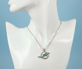 Miami Dolphins Logo Pendant