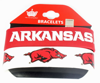 Arkansas Wide Wristbands (2 Pack)