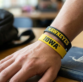 Iowa Wide Wristbands (2 Pack)