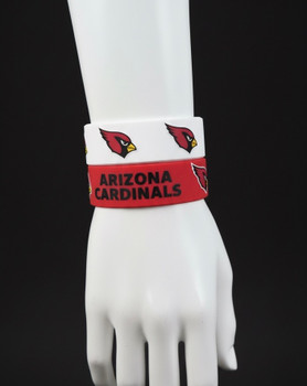 Arizona Cardinals Wide Wristbands (2 Pack)