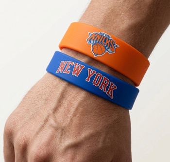 New York Knicks Wide Wristbands (2 Pack)