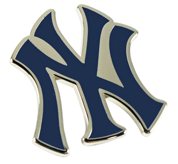 New York Yankees "NY" Logo Pin
