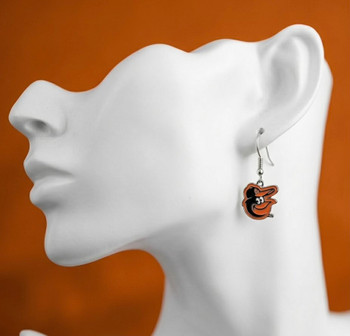 Baltimore Orioles Bird Logo Earrings
