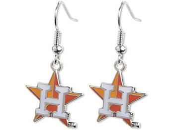 Houston Astros "H" Logo Earrings