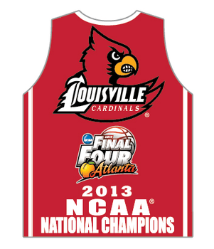 Louisville Cardinals 2013 NCAA Final Four Champions Jersey Pin