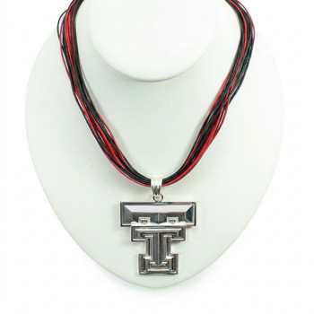 Texas Tech Logo Multi-Cord 18" Necklace