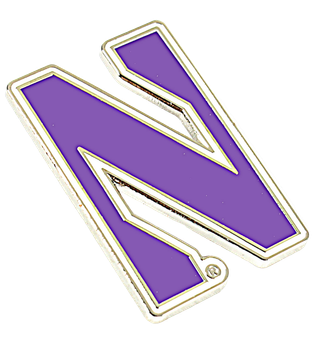 Northwestern Logo Pin