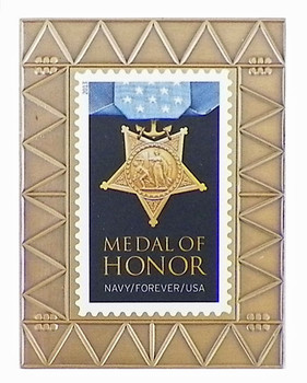 Navy Medal of Honor Forever Stamp Pin