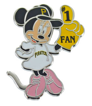 Pittsburgh Pirates Minnie Mouse #1 Fan Disney Pin