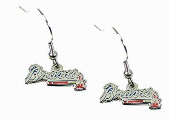 Atlanta Braves Logo Earrings