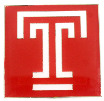 Temple Owls Logo Pin