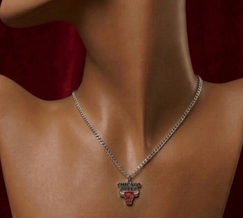 Chicago Bulls Logo Necklace