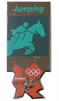 London 2012 Olympics Equestrian Pictogram Pin