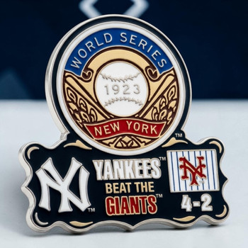 1923 World Series Commemorative Pin - Yankees vs. Giants