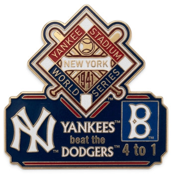 1941 World Series Commemorative Pin - Yankees vs. Dodgers