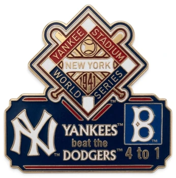 1941 World Series Commemorative Pin - Yankees vs. Dodgers