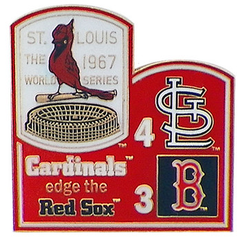 1967 World Series Commemorative Pin - Cardinals vs. Red Sox