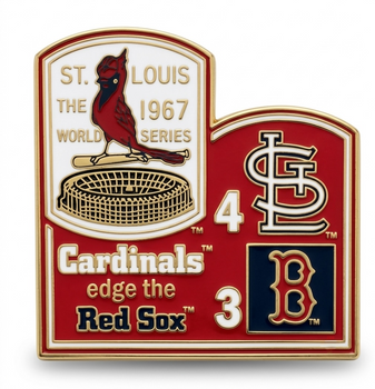 1967 World Series Commemorative Pin - Cardinals vs. Red Sox