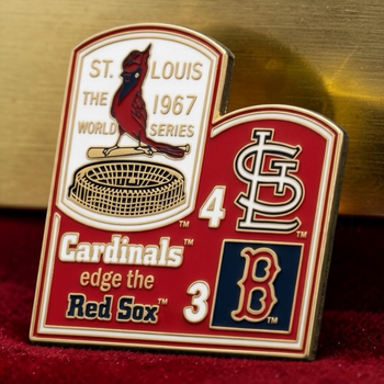 1967 World Series Commemorative Pin - Cardinals vs. Red Sox