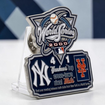 2000 World Series Commemorative Pin - Yankees vs. Mets