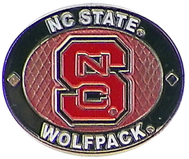 North Carolina State Wolfpack Oval Pin