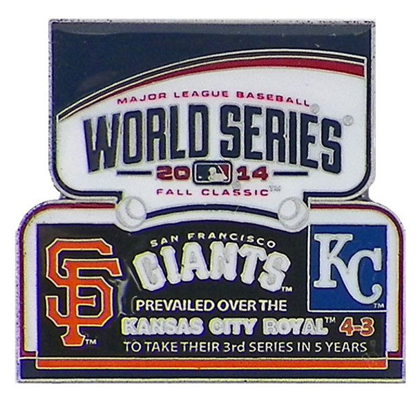 2014 World Series Commemorative Pin - Giants vs. Royals