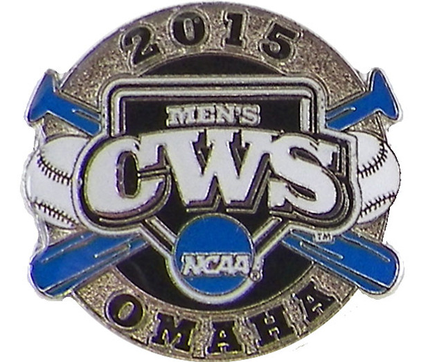 2015 NCAA College World Series Cross Bats Pin