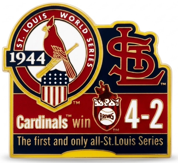 1944 World Series Commemorative Pin - Cardinals vs. Browns