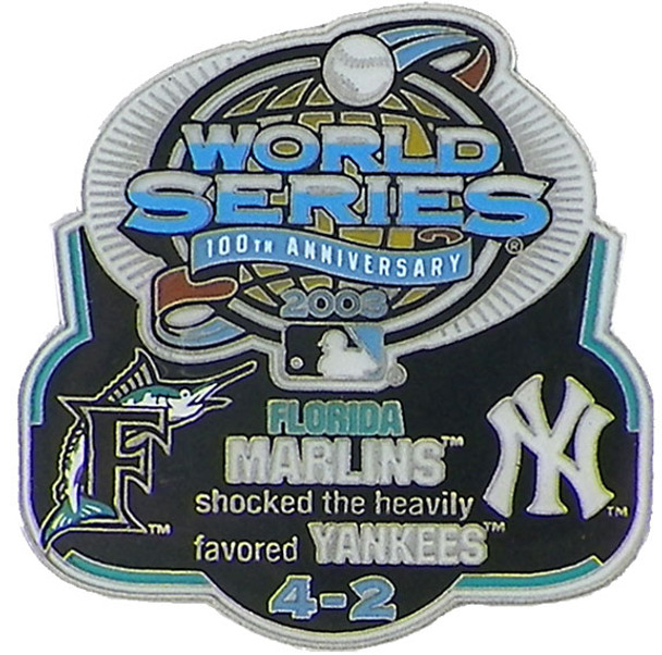 2003 World Series Commemorative Pin - Marlins vs. Yankees