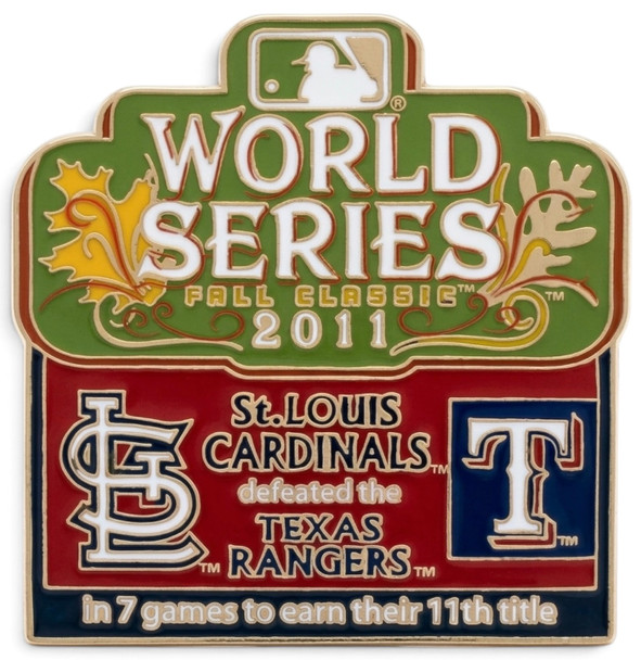 2011 World Series Commemorative Pin - Cardinals vs. Rangers