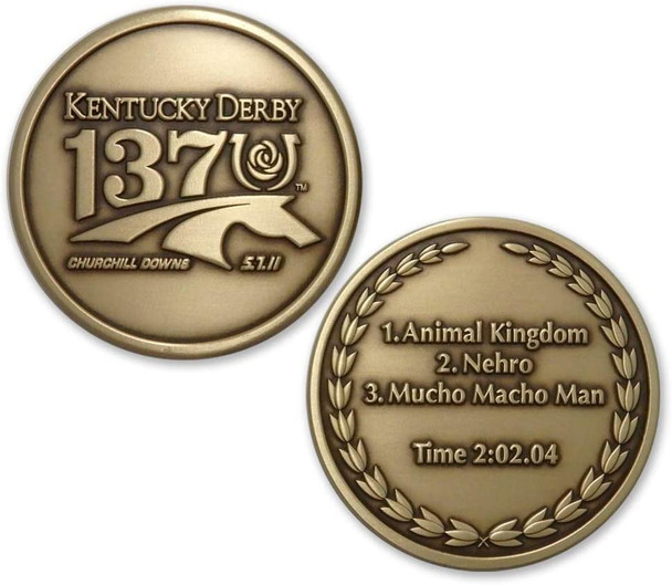 2011 Kentucky Derby 137 Bronze Coin