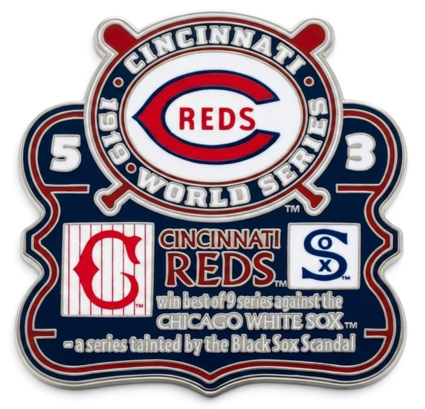 1919 World Series Commemorative Pin - Reds vs. White Sox