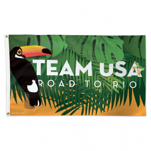 Road To Rio de Janeiro 2016 Olympics Flag 3'x5'