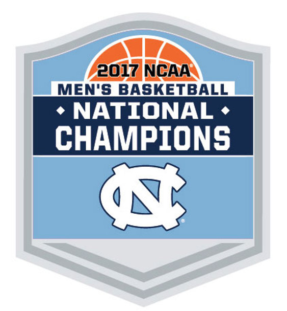 North Carolina 2017 Men's Final Four Champions Trophy Pin