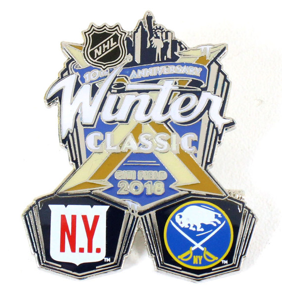 2018 NHL Winter Classic Rangers vs. Sabres Pin