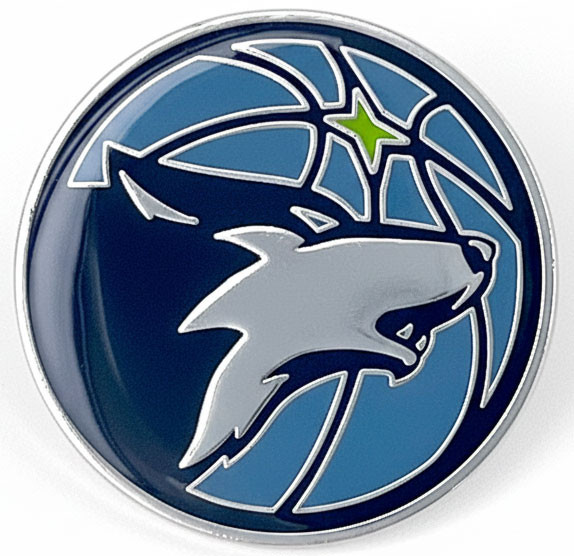 Minnesota Timberwolves Logo Pin